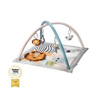 Nuby Baby Floormat with Padded Base & Plush Toys, 0M+, Animal Adventures