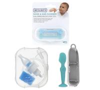 Nuby Baby Health & Care Kit - Nappy Cream Applicator, Breathe-EEZ Infant Nasal Aspirator with 4 Filters & Travel Case, Ear and Nose Cleaner 2-Pack
