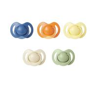 Nuby Baby Pacifier | Soft and Flexible Silicone | Pack of 5 | 18-36 Months