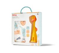 Nuby Baby Teething Set with 2-Piece Keepsake Giftbox, 3M+, Chompy Chubes