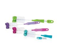 Nuby Bottle Nipple Brush, Colors May Vary