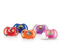 Nuby Bowtie Classic Oval Dummy, 6-12 Months