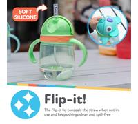 Nuby Character Sippy Cup Water Bottle Weighted Straw 240ml 8oz Car