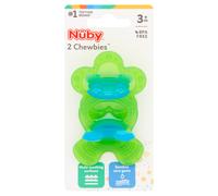 Nuby Chewbies Soothing Teethers 3+ Months 2 Pack
