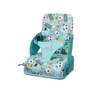 Nuby Compact Foldable Travel Booster Seat with Storage Pocket, 6M+, Blue
