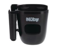 Nuby Cup & Phone Holder - 360 Rotating Clip Securely Holds Baby Bottles Cups & Water Bottles - Easy Access Hydration & Phone Storage for On-The-Go C