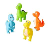 Nuby Dinosaur Bath Squirters Colourful Baby Bath Toy, 4-Pack, 10M+