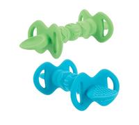 Nuby Dipeez 2 in 1 Silicone Spoons/Dipper, 2pk, Colors May Vary