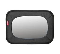 Nuby Dr. Talbot's - Car Mirror for Baby Back Seat - Baby Mirror with Fully Adjustable Straps - Shatterproof - Installed in Seconds - Black - Keep an