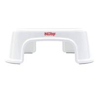 Nuby Dr. Talbot's Stair Stool with Non-Slip Rubber/Non-Slip Function White + Grey, 1 Unit
