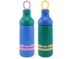 Nuby Drinking Bottle 540ml Free-flow 2 Pack Assorted Colours Age 4+ NV04022