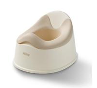 Nuby Easy Clean Potty Training Seat with Removable Bowl, 12M+, Beige