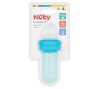 Nuby EZ Squeeze Weaning Self Feeder Baby Spoon, Blue