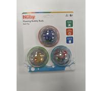Nuby Floating Bubbly Buds Baby Bath Toy Sensory Play Easy to Hold Easy Clean