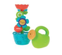 Nuby Flow N' Grow Garden Bath Toy with Flower and Watering Can - Baby Bath Toy for Boys and Girls 18+ Months - Toddler Bath Suction Cup Toy Attaches t