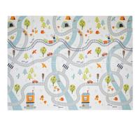 Nuby Foldable Reversible Play Mat - Easy Clean | Reversible | Waterproof | Suitable from Birth | 147 x 195 cm (Road)
