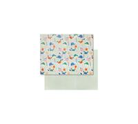 Nuby Foldable Reversible Play Mat - Easy Clean | Reversible | Waterproof | Suitable from Birth (Ocean Friends)