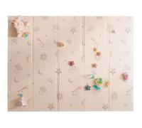 Nuby Foldable Reversible Play Mat - Easy Clean | Reversible | Waterproof | Suitable from Birth (Rainbow)