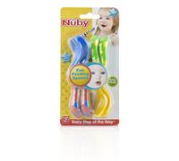 Nuby Fun Feeding Spoons & Forks 2-Pack (one size, YellowBlue)