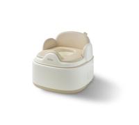 Nuby Grow Up 3 in 1 Potty Training Toilet with Removable Bowl, 12M+ Beige