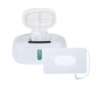 Nuby Hands-Free Baby Wipe Warmer - Touch-Free Motion Sensor Lid, Weighted Warming Plate, Built-in Night Light & Clear View Window, Keeps Wipes Fresh, Warm & Ready for Easy Diaper Changes