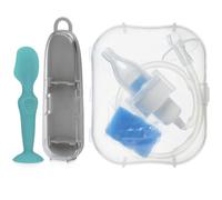 Nuby Home Baby Care Bundle - Nappy Cream Applicator with Travel Case & Breathe-EEZ Infant Nasal Aspirator with 4 Filters