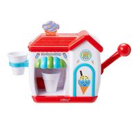 Nuby Ice Cream Shop Bubble Machine, Bath Toy for Toddlers from 3 Year Olds and Older Foam Cone Ice Cream Maker Bath Wall Toy Red