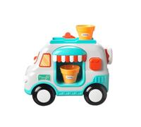 Nuby Ice Cream Shop Bubble Machine Bath Toy - Suction Cups | Includes 2 Cones | Interactive Play | Suitable from 3 Years