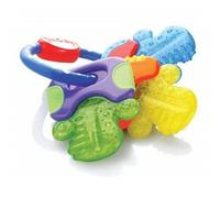 Nuby Ice Gel Teether Keys 1 Pack Multicolor Keys on Blue Ring