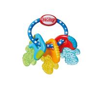Nuby IcyBite™ Keys - Soothing Teether | Multiple Teething Surfaces | Refrigerator Safe | Suitable from 3 Months Plus