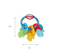Nuby IcyBite Keys - Soothing Teether | Multiple Teething Surfaces | Refrigerator Safe | Suitable from 3 Months Plus