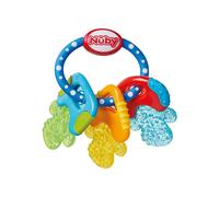 Nuby IcyBite Keys Soothing Teether Multiple Teething Surfaces Refrigerator Safe Suitable from 3 Months Plus