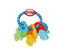 Nuby IcyBiteÃâžÂ Keys Ãâ‚âœ Soothing Teether | Multiple Teething Surfaces | Refrigerator Safe | Suitable from 3 Months Plus