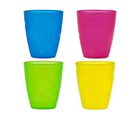 Nuby ID65662 Drinking Tumblers Set of 4 Polypropylene 270 ml Suitable for Over 18 Months