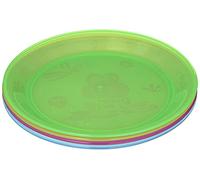 Nuby ID65670 Baby Food Dish Pack of 4 Patterned