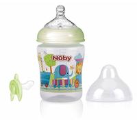 Nûby ID68057GREEN Wide Neck Bottle Polypropylene 270 ml Green