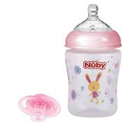 Nûby ID68057PINK Wide Neck Bottle Polypropylene 270 ml Pink