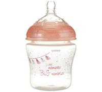 Nûby ID68059PINK-LM Little Moments Wide Neck Bottle PP, 180 ml, Pink