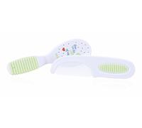Nûby ID711GREEN-LM Unisex Brush and Comb