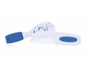 Nûby ID711LMBLUE-LM Little Moments Brush and Comb Blue