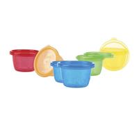 Nûby ID91161 A Pick Nick Snack Cups - 6 Pack - Dish with Lid