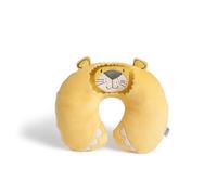 Nuby Kids Travel Pillow - Comfortable Head Rest | Machine Washable Cute Design | Ideal for Car or Plane | Suitable from 12 Months (Lion)