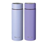 Nuby Limited Edition RapidCool Portable Baby Bottle Making Twin Pack - Prepare A Perfect Formula Feed in 2 Minutes | Includes 1 Rapid Cool, 1 Powder Dispenser & 1 Flask (Purple)