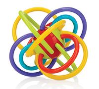 Nuby - Lots A Loops- Speelgoed Veel Kleurrijke Strikken - Rammelbijtring - 6M+,