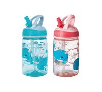 Nuby Mighty Swig Water Bottle - No Spill Active Toddler Sippy Cup | 360 ml / 12 oz | Carry Handle | Dishwasher and Microwave Safe | Suitable Beaker