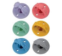 Nuby Mixed Colour Day Soothers 0-6 Months 2pk