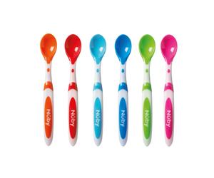 Nuby Muncheez Weaning Spoons, Pack of 6