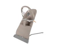 Nuby Musical Moves Baby Bouncer - 2 Reclining Positions | Music & Vibration | Toy Bar | Machine Washable Cover | Suitable from Birth up to 9kg