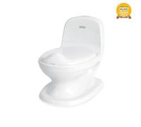Nuby My Real Potty - Potty Training Toilet with Life-Like Flush Button & Sound | Easy to Clean | Splash Guard | Anti-Slip Base