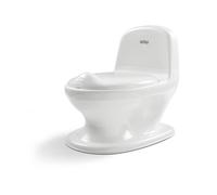 Nuby My Real Potty - Potty Training Toilet with Life-Like Flush Button & Sound | Easy to Clean | Splash Guard | Anti-Slip Base